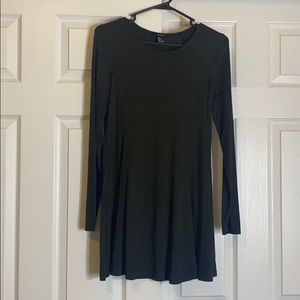 Long Sleeve Olive Green Forever 21 Dress